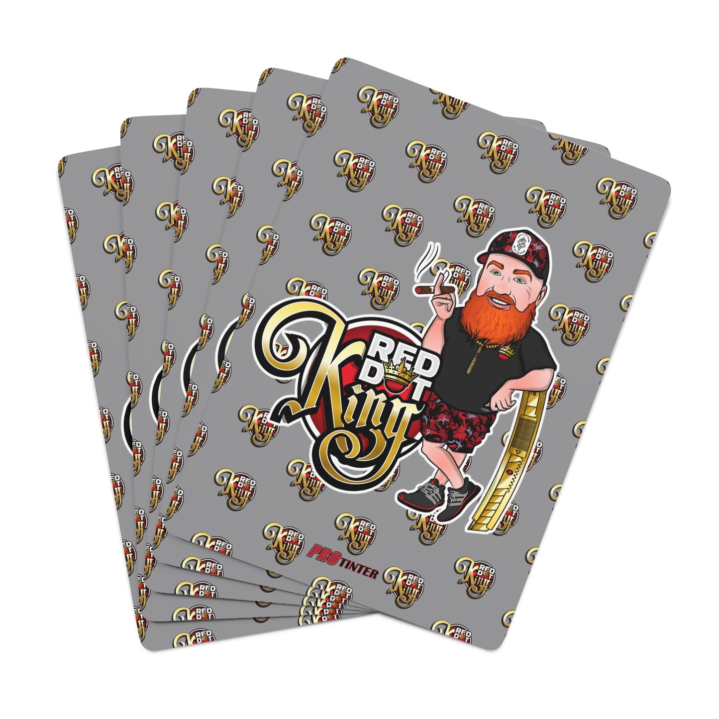 Red Dot King Poker Cards
