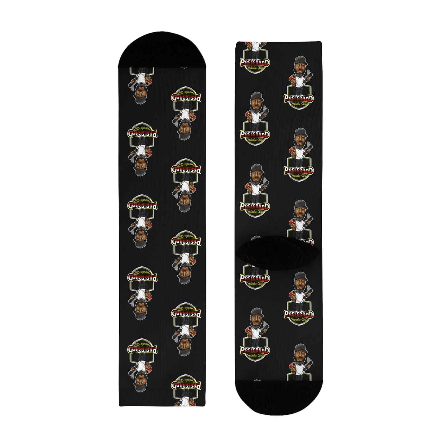 Preferred Window Tint Crew Socks (Full Character)