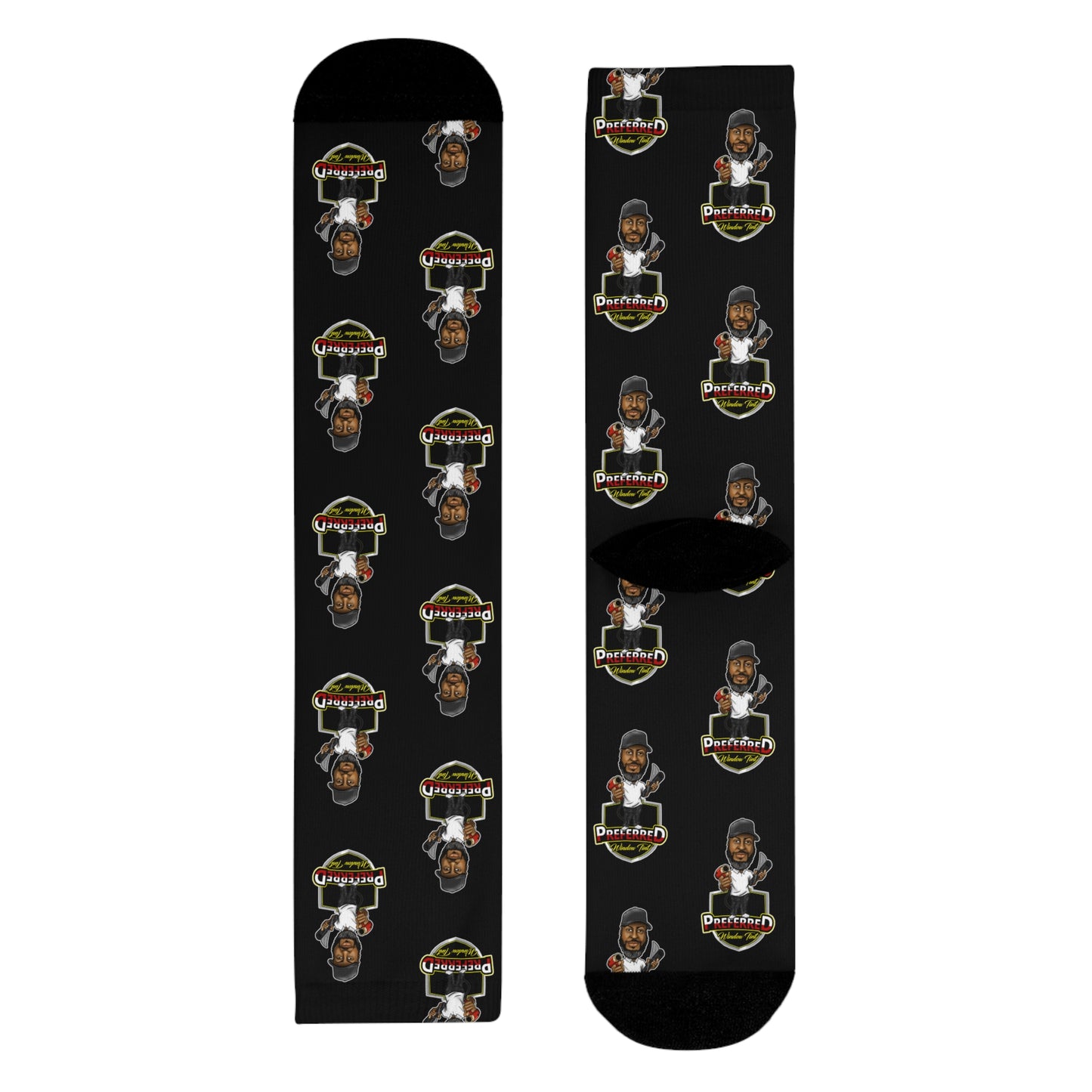 Preferred Window Tint Crew Socks (Full Character)