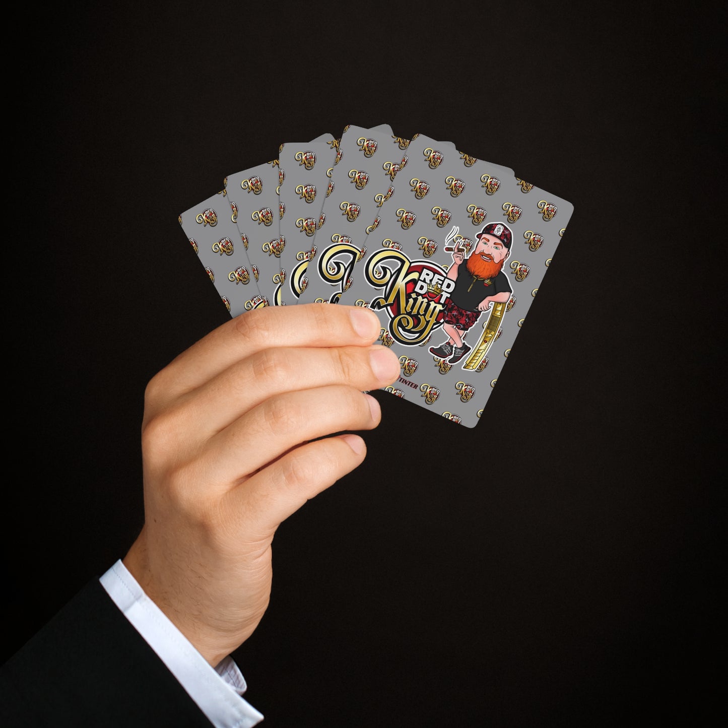 Red Dot King Poker Cards