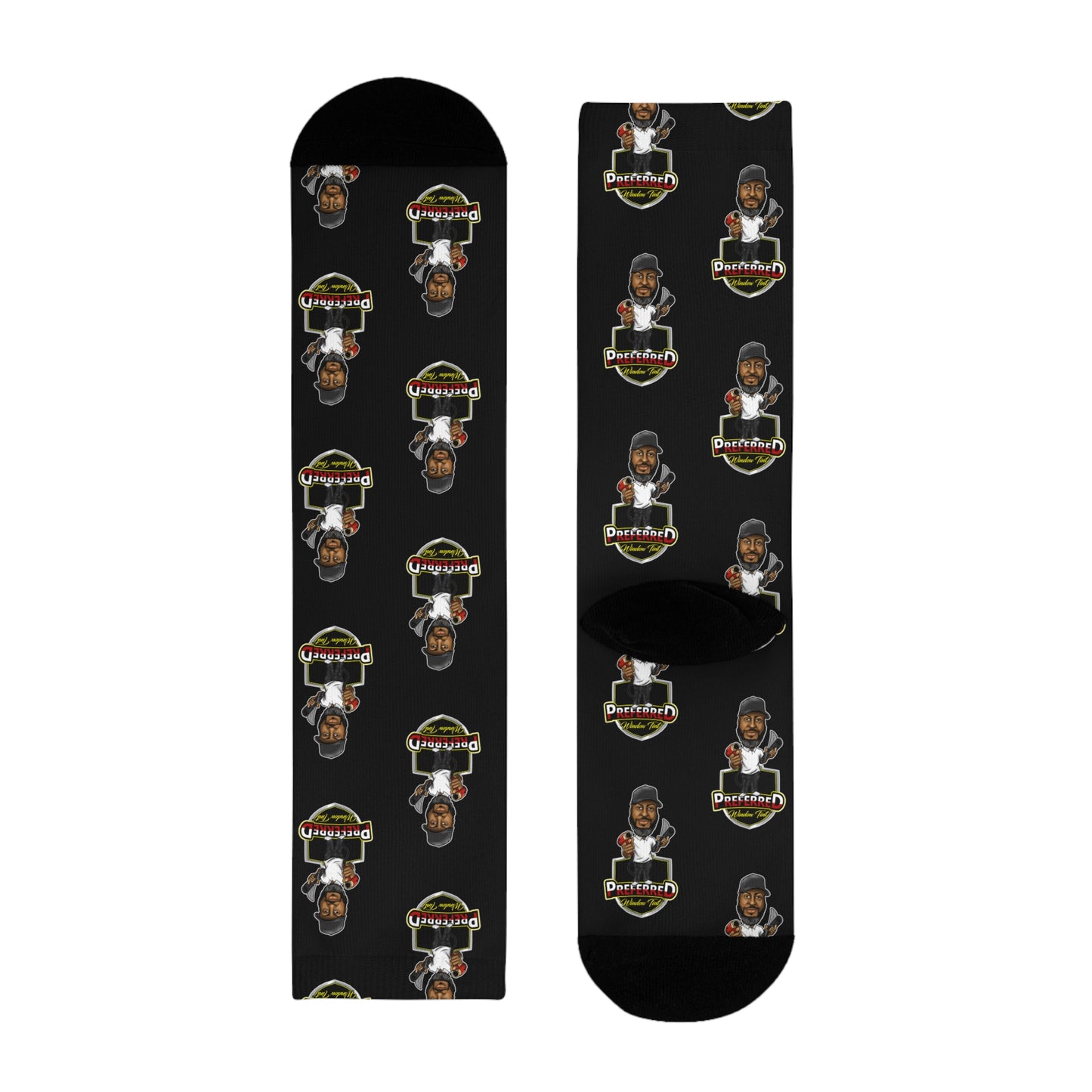 Preferred Window Tint Crew Socks (Full Character)