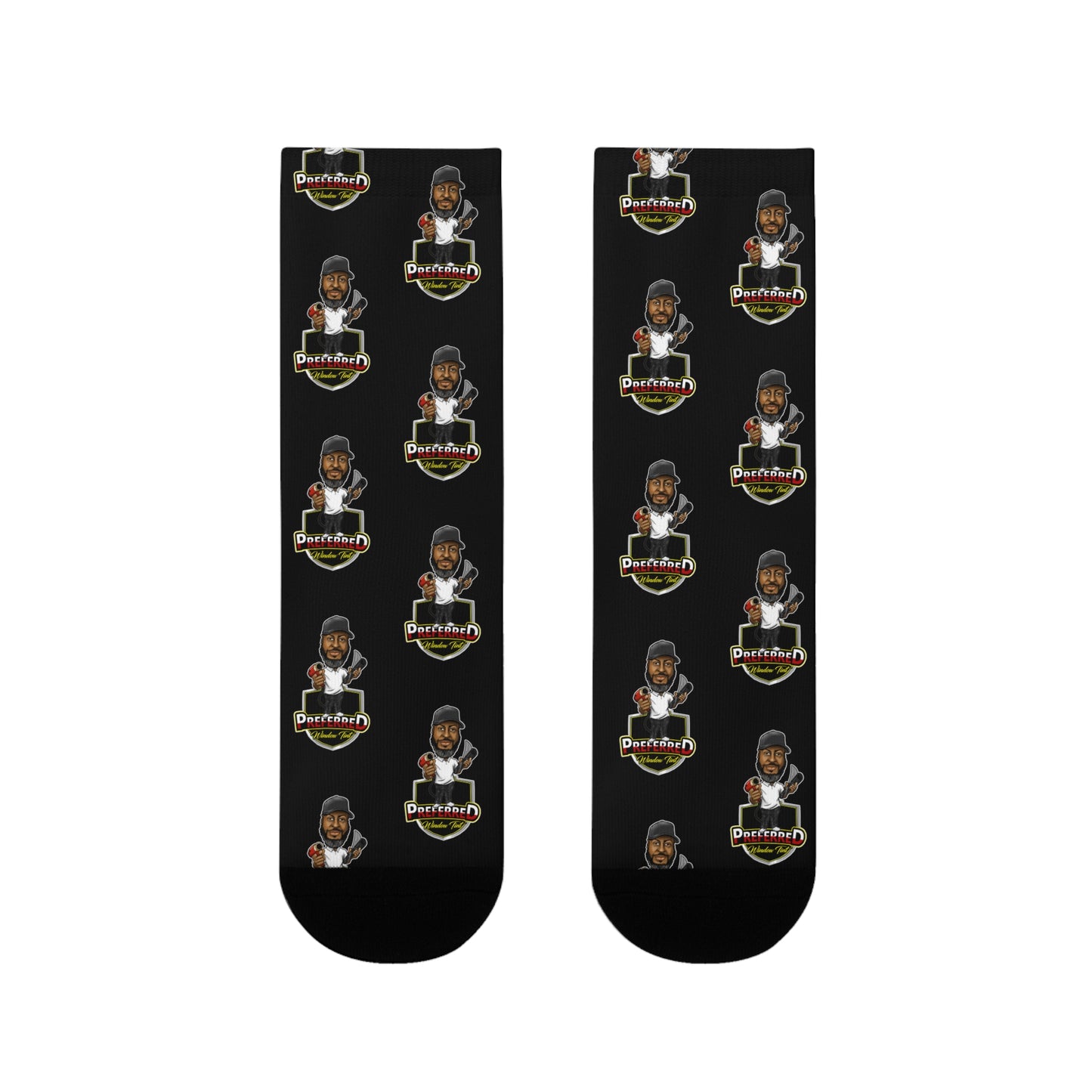 Preferred Window Tint Crew Socks (Full Character)