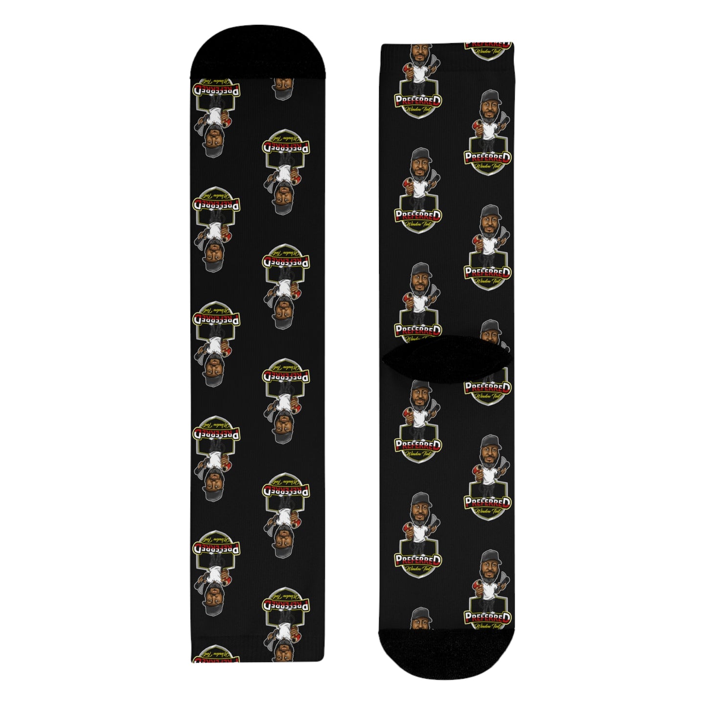 Preferred Window Tint Crew Socks (Full Character)