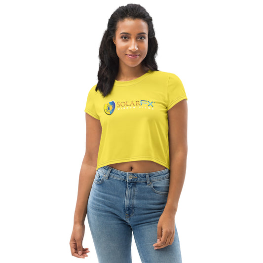 SolarFX Yellow Crop Tee