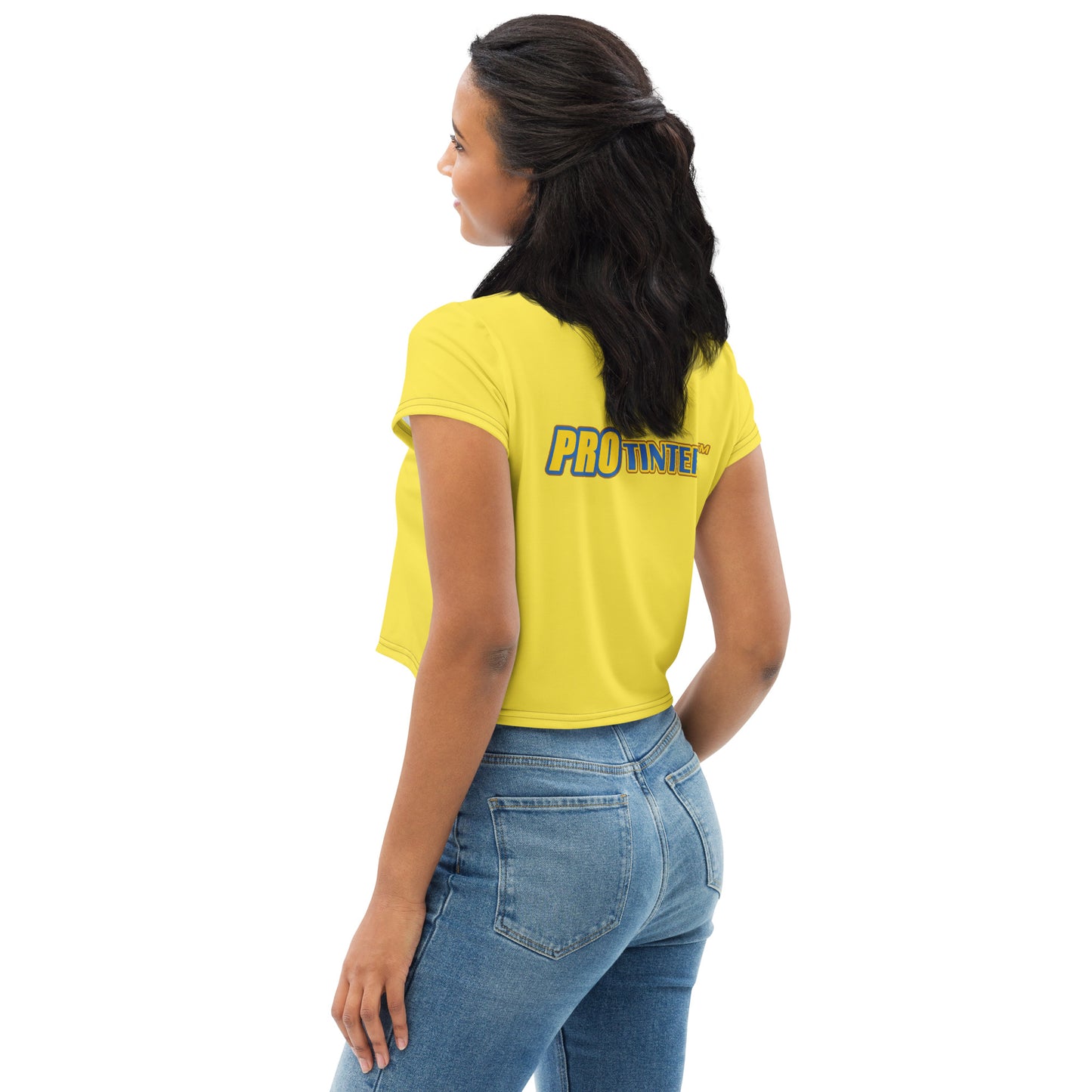 SolarFX Yellow Crop Tee
