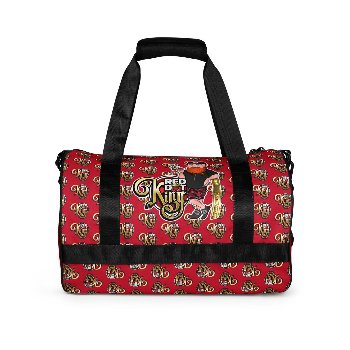 Red Dot King Gym Bag (Red)