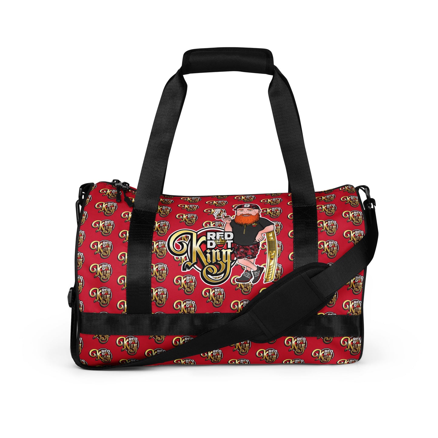 Red Dot King Gym Bag (Red)