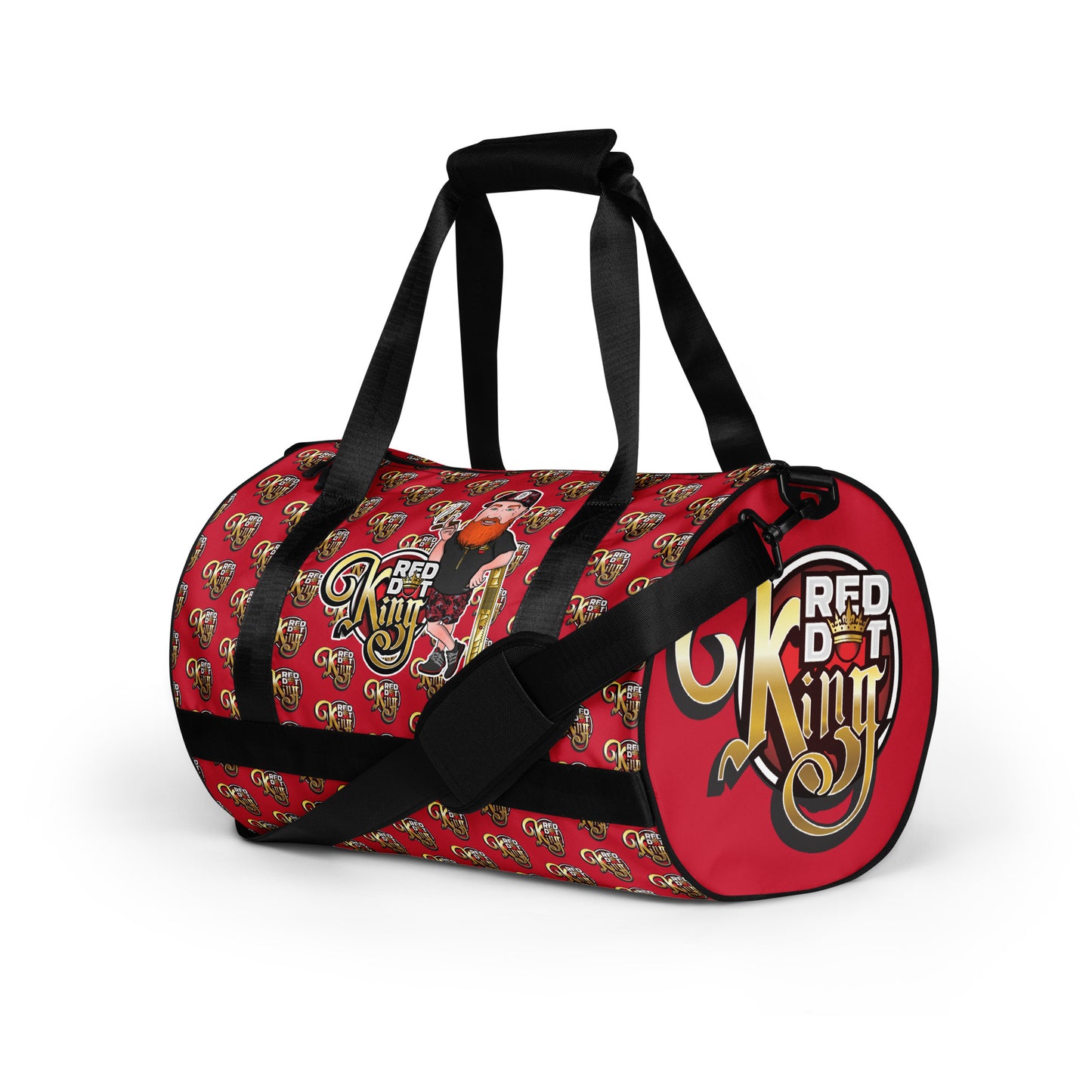 Red Dot King Gym Bag (Red)