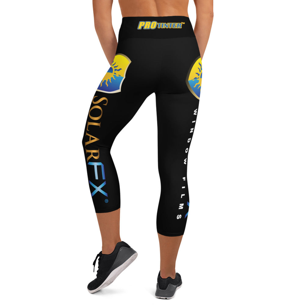 Solarfx Black Women Capri Leggings