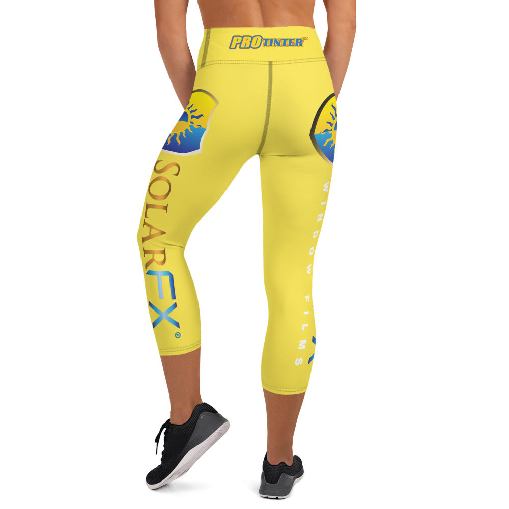 SolarFX Yellow Capri Leggings