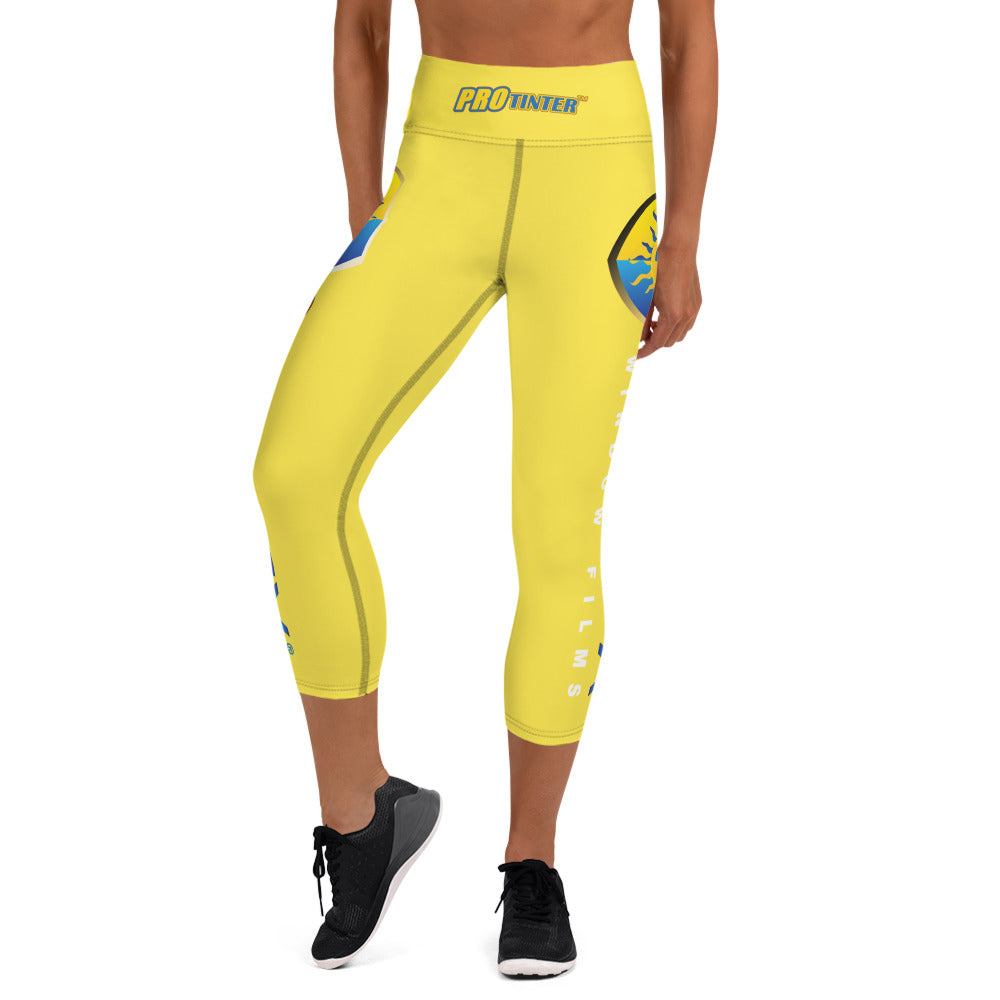 SolarFX Yellow Capri Leggings
