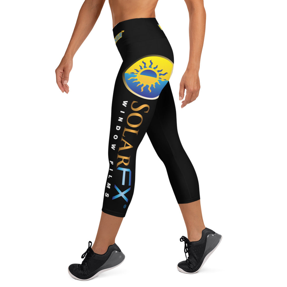 Solarfx Black Women Capri Leggings