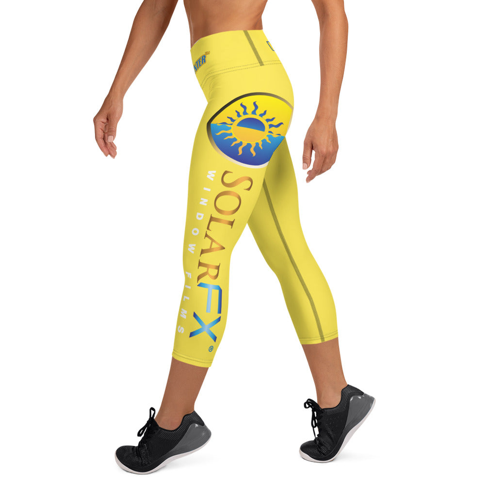 SolarFX Yellow Capri Leggings