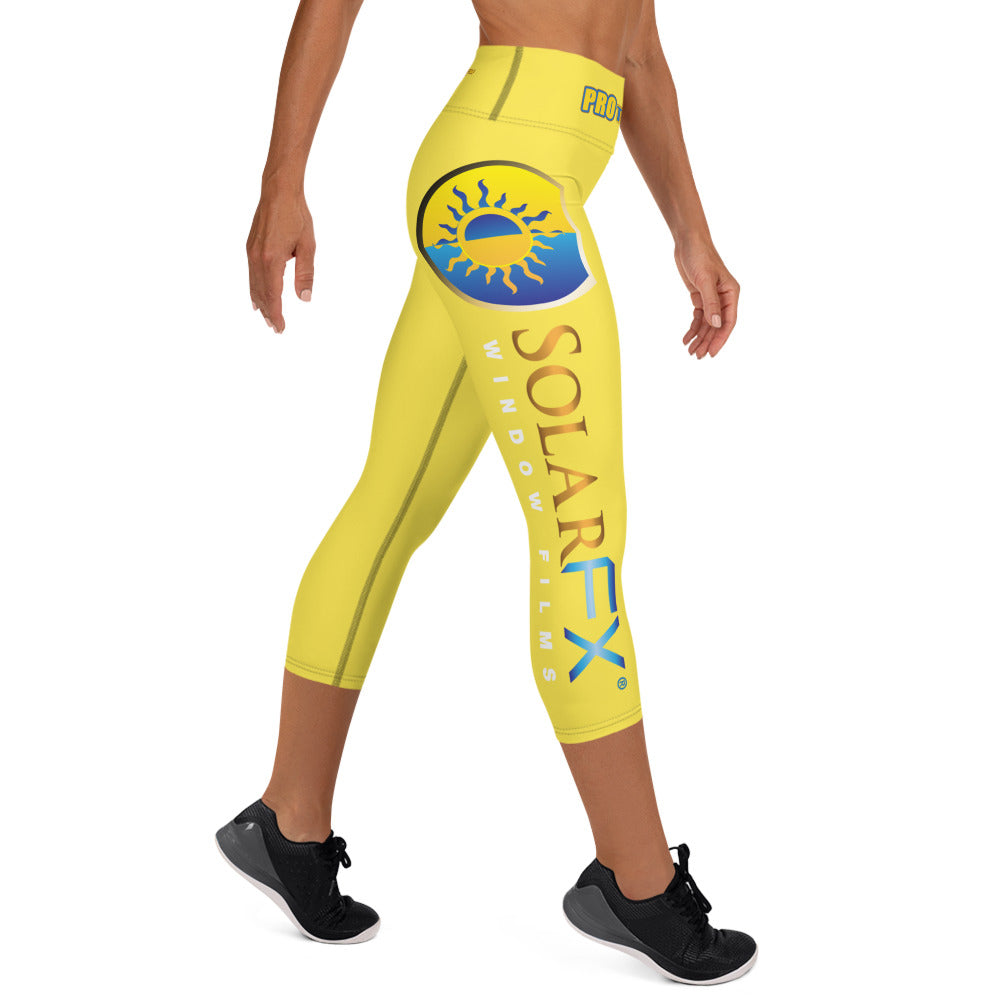 SolarFX Yellow Capri Leggings