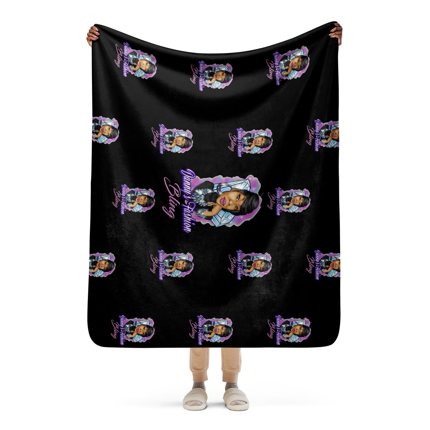 Danny's Fashion Bling Sherpa blanket