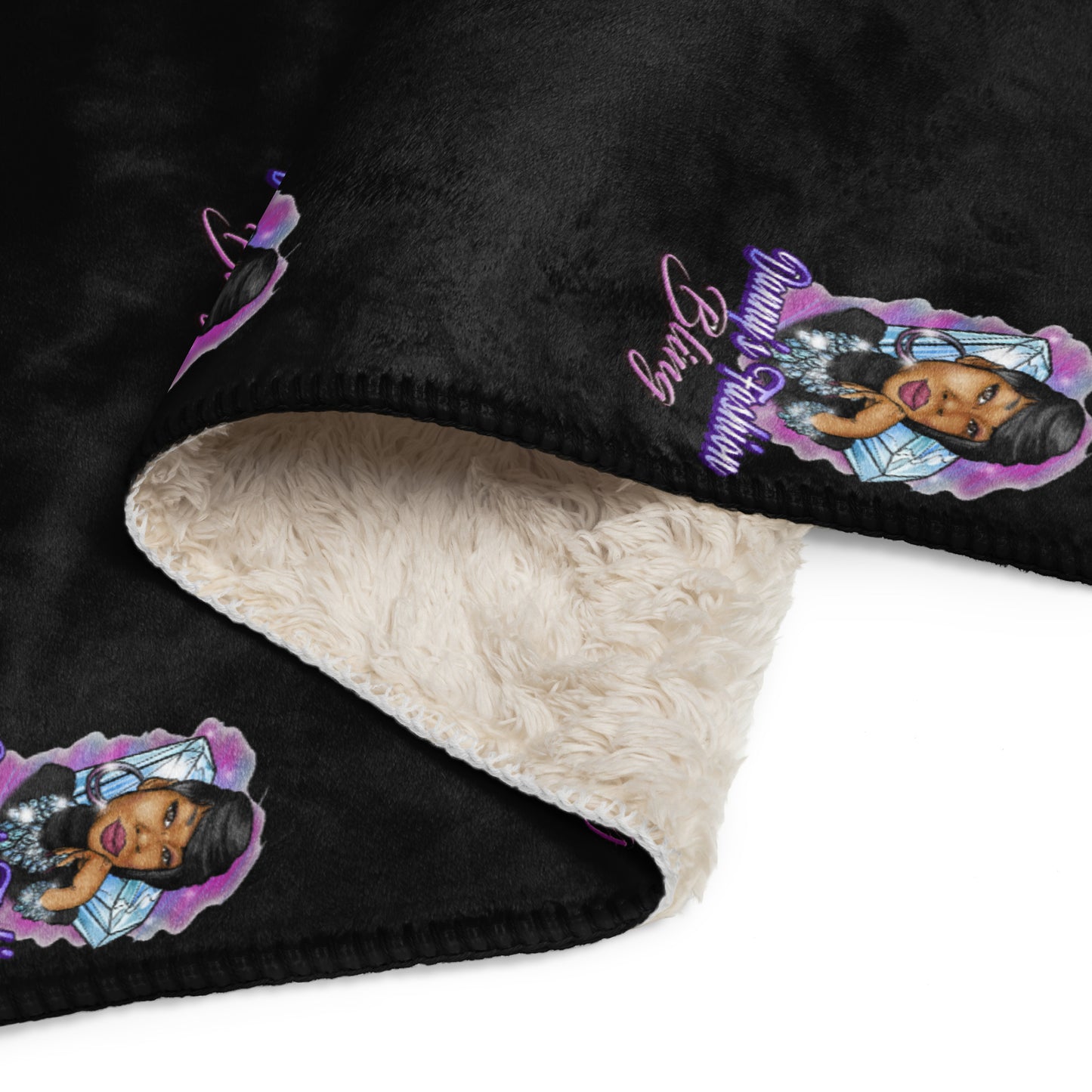 Danny's Fashion Bling Sherpa blanket