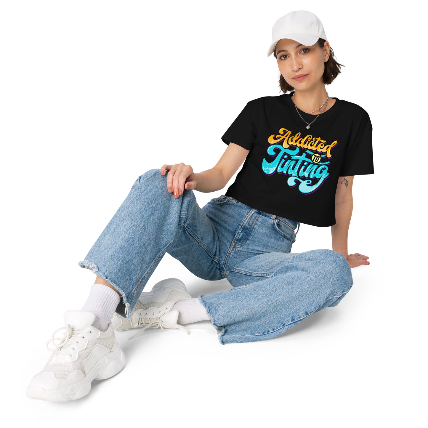 Addicted to Tinting Women’s Crop Top