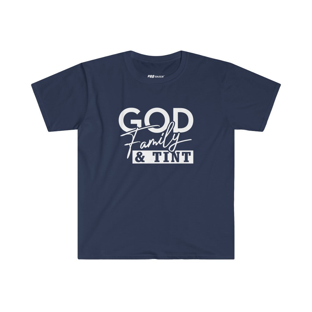 GOD,Family & Tint Unisex Softstyle T-Shirt