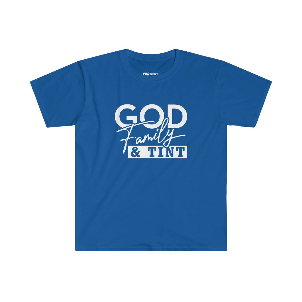GOD,Family & Tint Unisex Softstyle T-Shirt