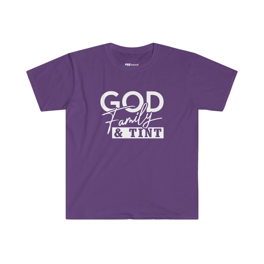 GOD,Family & Tint Unisex Softstyle T-Shirt