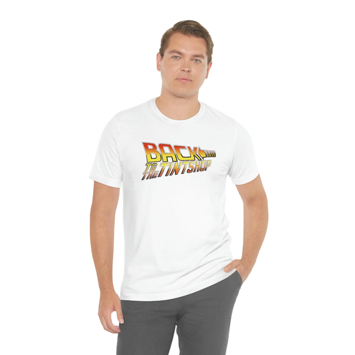 BACK TO THE TINTSHOP Short Sleeve Tee