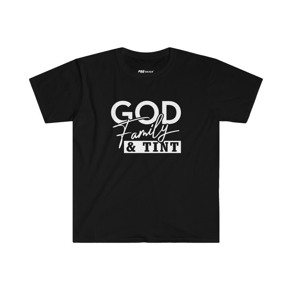 GOD,Family & Tint Unisex Softstyle T-Shirt