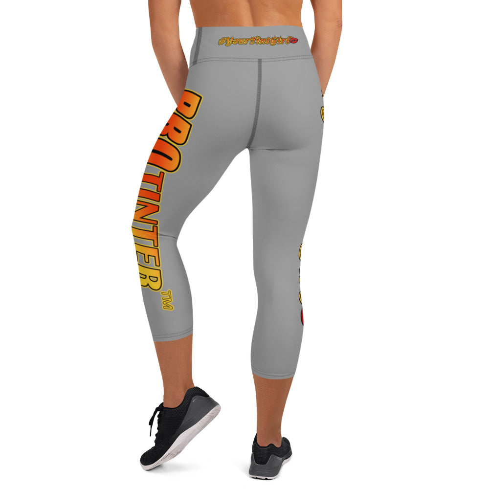 Your Tint Girl -Grey- Capri Leggings (Special Design)
