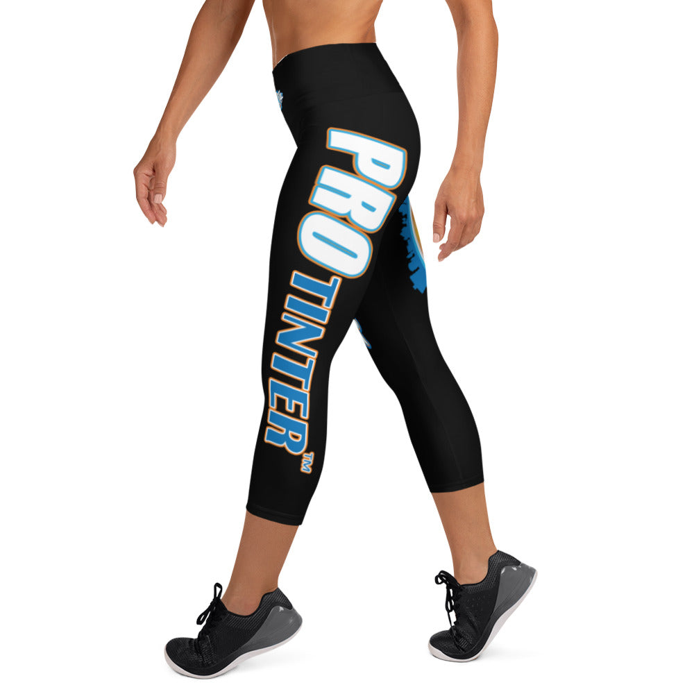 Tint City Black Capri Leggings by PRO Tinter (Special Design)