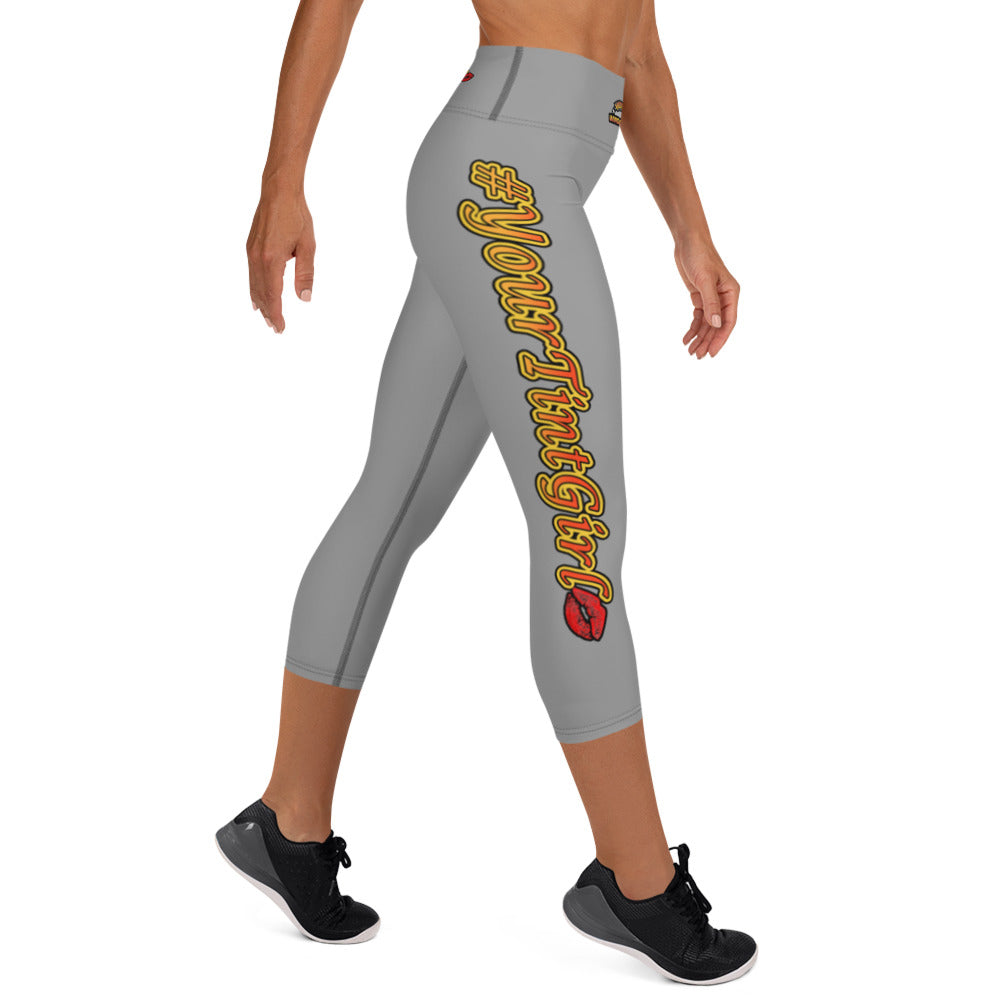 Your Tint Girl -Grey- Capri Leggings (Special Design)