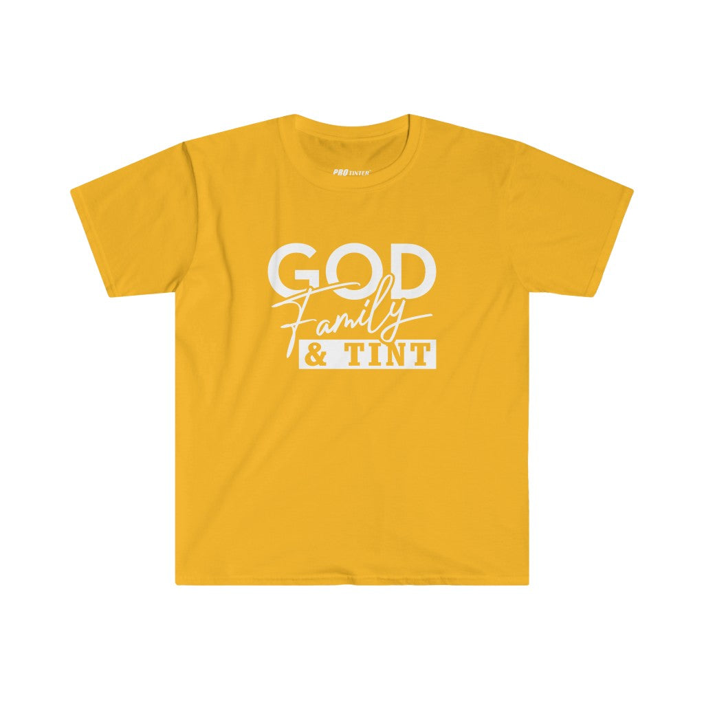 GOD,Family & Tint Unisex Softstyle T-Shirt