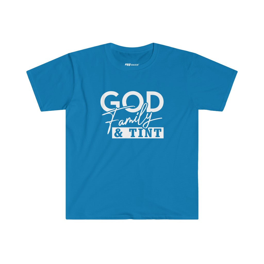 GOD,Family & Tint Unisex Softstyle T-Shirt