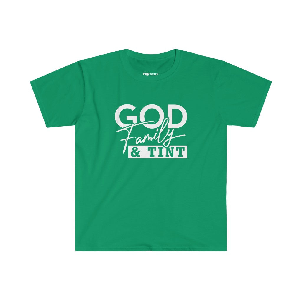 GOD,Family & Tint Unisex Softstyle T-Shirt