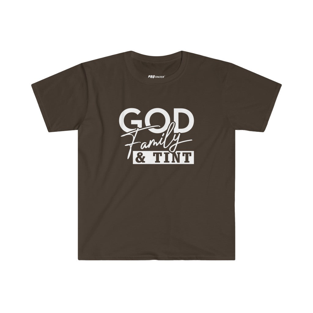 GOD,Family & Tint Unisex Softstyle T-Shirt
