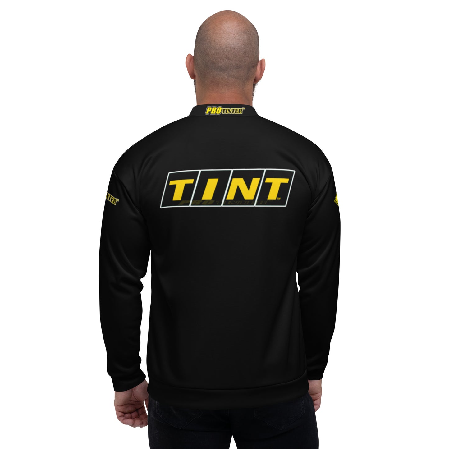 TINT with OLFA by Pro Tinter (Black) Unisex Bomber Jacket