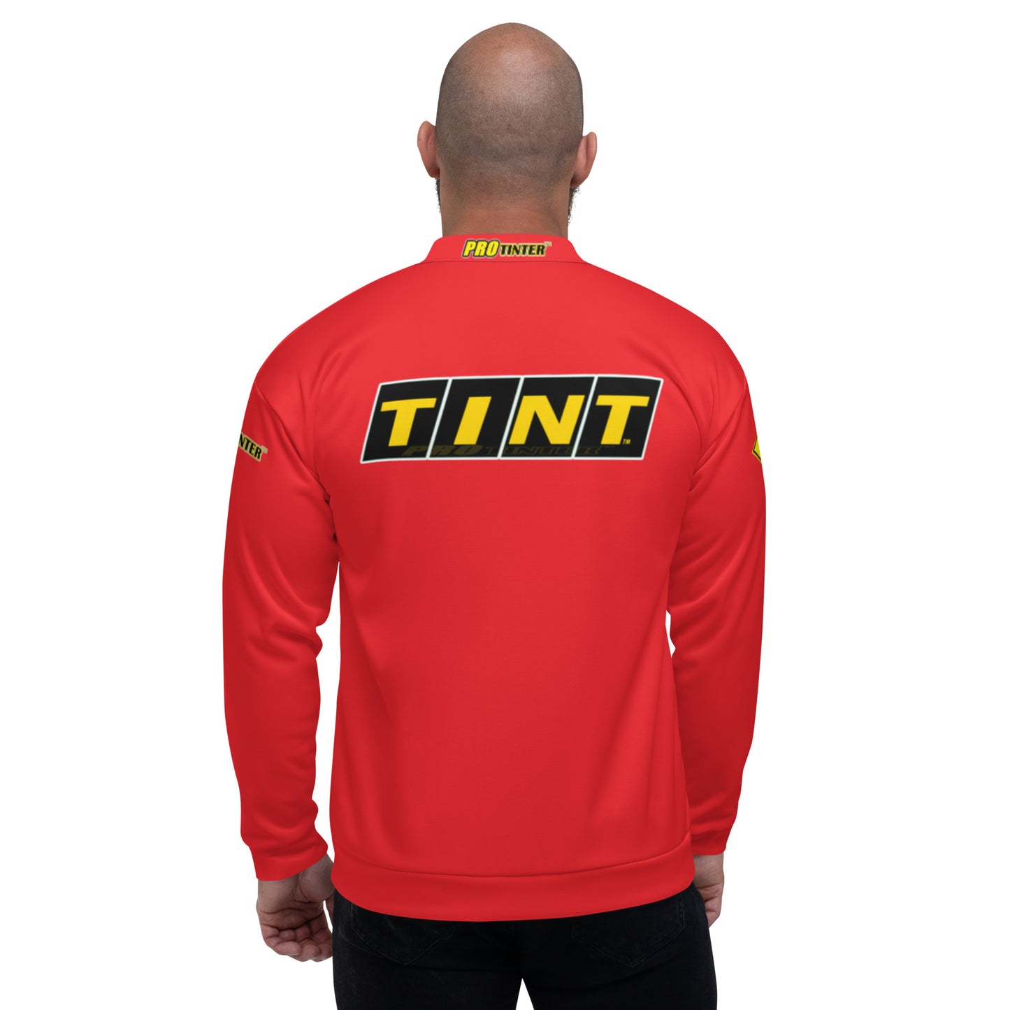 TINT with OLFA by Pro Tinter (RED) Unisex Bomber Jacket