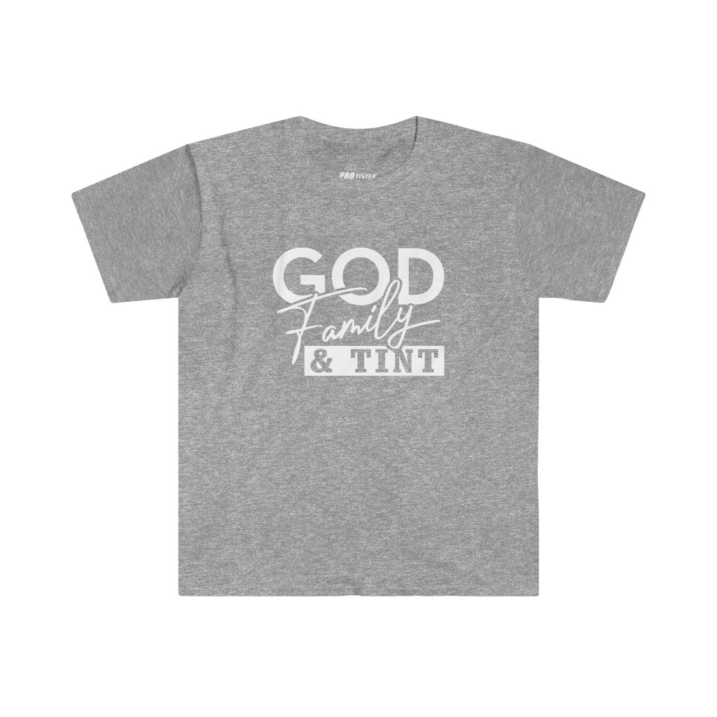 GOD,Family & Tint Unisex Softstyle T-Shirt
